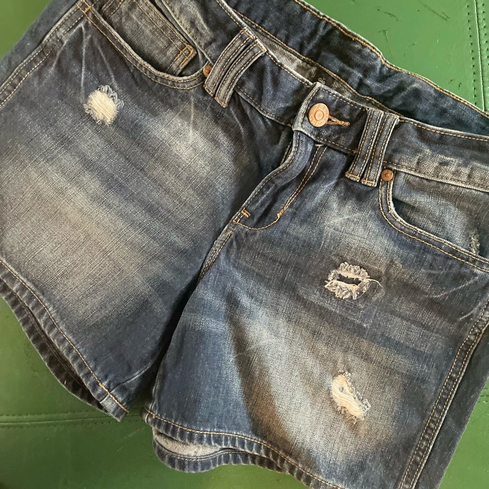 Denim shorts